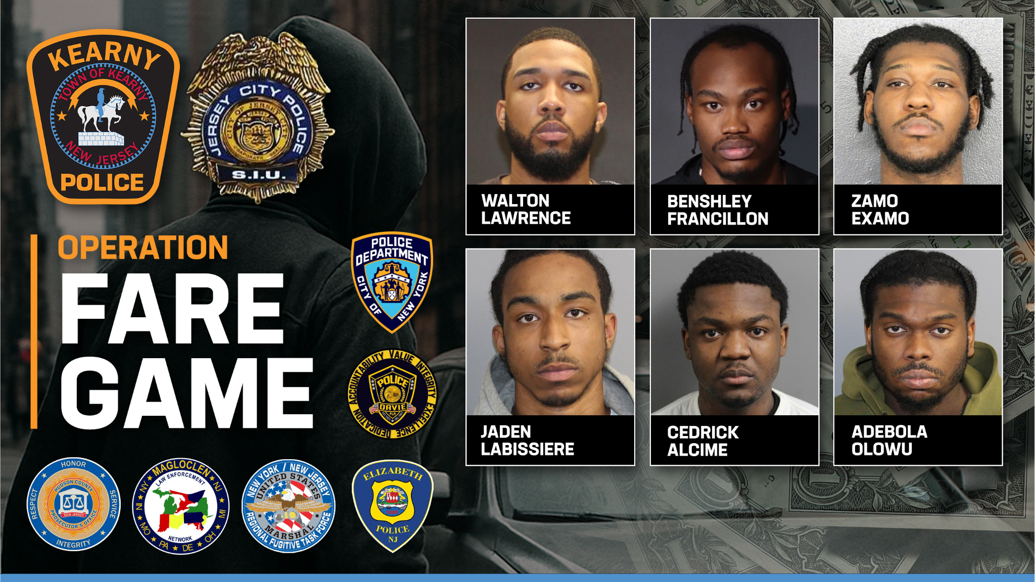 SIX ARRESTED IN MULTI-STATE RIDESHARE FRAUD AND IDENTITY THEFT TAKEDOWN ...